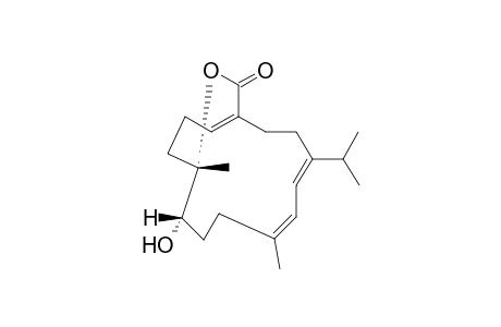 (4Z,8S,9S,12Z,14E)-9-Hydroxy-1-isopropyl-8,12-dimethyl-oxabicyclo[9.3.2]hexadeca-4,12,14-trien-18-one