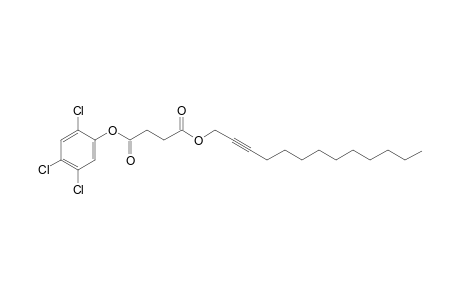 Succinic acid, tridec-2-yn-1-yl 2,4,5-trichlorophenyl ester