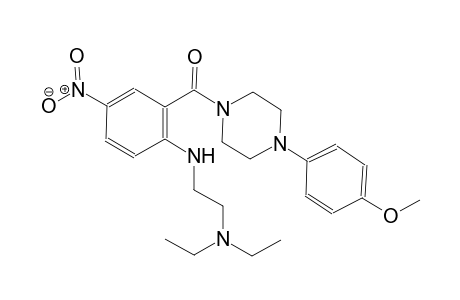 N~1~,N~1~-diethyl-N~2~-(2-{[4-(4-methoxyphenyl)-1-piperazinyl]carbonyl}-4-nitrophenyl)-1,2-ethanediamine
