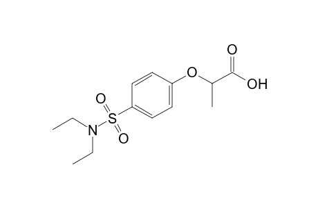 2-[p-(diethylsulfamoyl)phenoxy]propionic acid