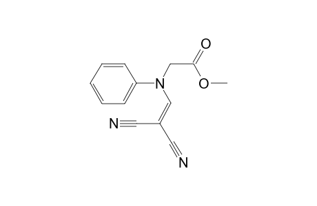 Acetic acid, 2-(2,2-dicyanoethenyl)(phenyl)amino-, methyl ester