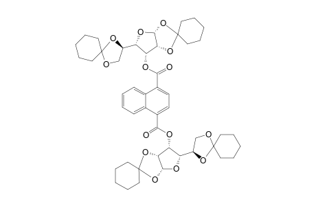 (-)-Bis(1,2:5,6-Di-O-Cyclohexylidene-.alpha.,D-glucofuranosyl)naphthalene-1,4-dicarboxylate