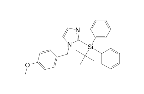 1H-Imidazole, 2-[(1,1-dimethylethyl)diphenylsilyl]-1-[(4-methoxyphenyl)methyl]-