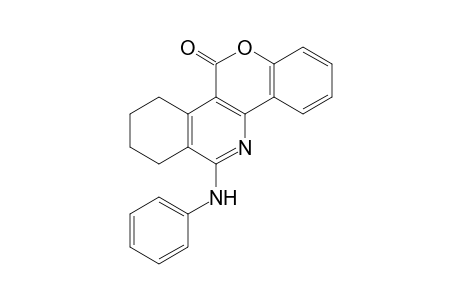 6-(Phenylamino)-7,8,9,10-tetrahydro-11H-chromeno[4,3-c]isoquinolin-11-one