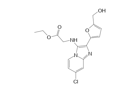 N-Ethylacetate-7-chloro-2-(5-hydroxymethylfuran-2-yl)imidazo[1,2-a]pyridin-3-amine