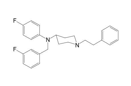 N-(4-Fluorophenyl)-N-(3-fluorobenzyl)-1-(2-phenylethyl)piperidin-4-amine