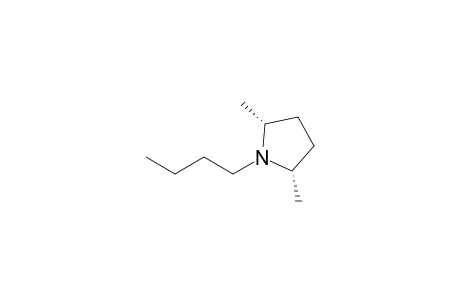 Pyrrolidine, 1-butyl-2,5-dimethyl-, cis-