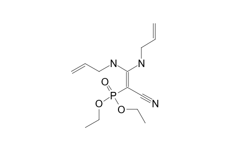 [2,2-BIS-(ALLYLAMINO)-1-CYANOETHENYL]-PHOSPHONIC-ACID-DIETHYLESTER