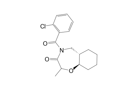 TRANS-4-(2-CHLOROBENZOYL)-2-METHYL-PERHYDRO-1,4-OXAZEPIN-3-ONE