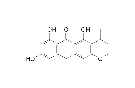 1,6,8-trihydroxy-2-isopropyl-3-methoxy-10H-anthracen-9-one