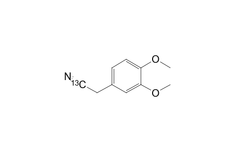 2-[3',4'-Dimethoxyphenyl]-(1-13C)-acetonitrile