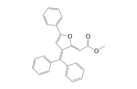 (2Z)-2-(3-benzhydrylidene-5-phenyl-2-furylidene)acetic acid methyl ester