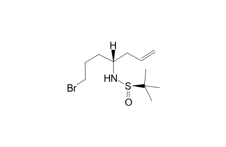 (4R,RS)-N-(tert-Butylsulfinyl)-7-bromohept-1-en-4-amine