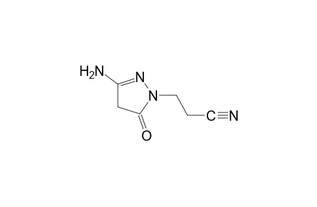 3-amino-5-oxo-2-pyrazoline-1-propionitrile