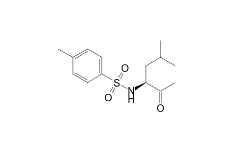 (3S)-5-Methyl-3-(N-tosylamino)-2-hexanone