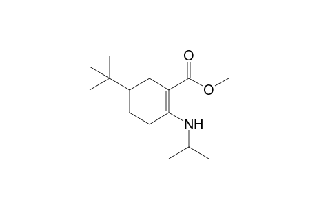 5-tert-Butyl-2-(isopropylamino)cyclohexene-1-carboxylic acid methyl ester