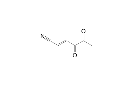 (E)-4,5-Dioxo-hex-2-ene-nitrile