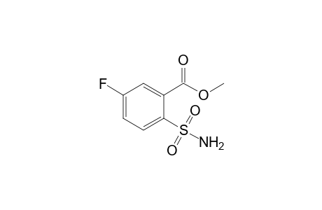 Benzoic acid, 2-(aminosulfonyl)-5-fluoro-, methyl ester