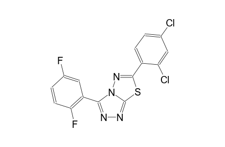 [1,2,4]triazolo[3,4-b][1,3,4]thiadiazole, 6-(2,4-dichlorophenyl)-3-(2,5-difluorophenyl)-