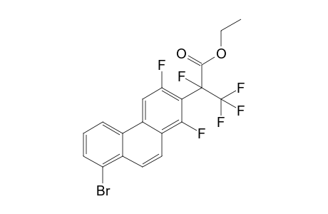 2-(8-bromo-1,3-difluoro-2-phenanthrenyl)-2,3,3,3-tetrafluoropropanoic acid ethyl ester