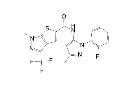 1H-thieno[2,3-c]pyrazole-5-carboxamide, N-[1-(2-fluorophenyl)-3-methyl-1H-pyrazol-5-yl]-1-methyl-3-(trifluoromethyl)-