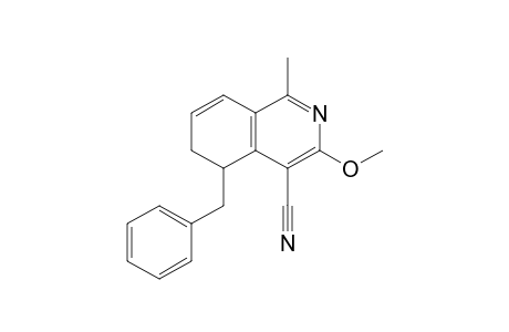 5-Benzyl-4-cyano-3-methoxy-1-methyl-5,6-dihydroisoquinoline
