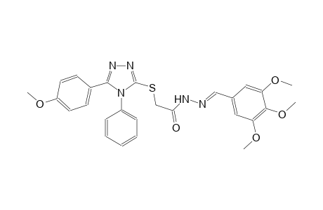 acetic acid, [[5-(4-methoxyphenyl)-4-phenyl-4H-1,2,4-triazol-3-yl]thio]-, 2-[(E)-(3,4,5-trimethoxyphenyl)methylidene]hydrazide