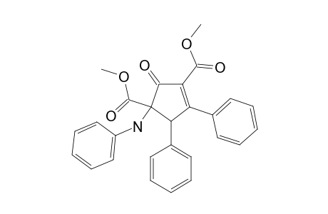 2-keto-4,5-di(phenyl)-1-(phenylamino)cyclopent-3-ene-1,3-dicarboxylic acid dimethyl ester