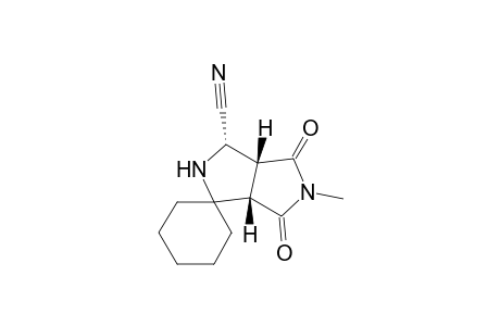 Spiro[cyclohexane-1,1'(2'H)-pyrrolo[3,4-c]pyrrole]-3'-carbonitrile, hexahydro-5'-methyl-4',6'-dioxo-, (3'.alpha.,3'a.beta.,6'a.beta.)-