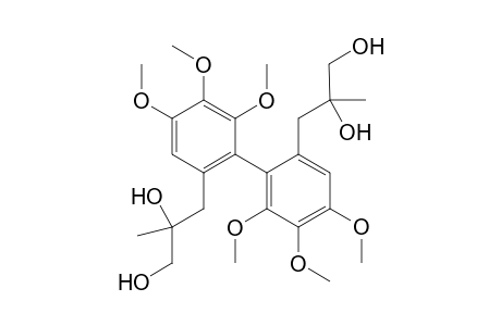3,3'-(4'',4''',5'',5''',6'',6'''-hexamethoxybiphenyl-2'',2'''-diyl)bis(2-methylpropane-1,2-diol)