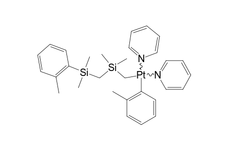 PT(C6H4-2ME)(CH2SIME2CH2SIME2C6H4-2-ME)(PY)2