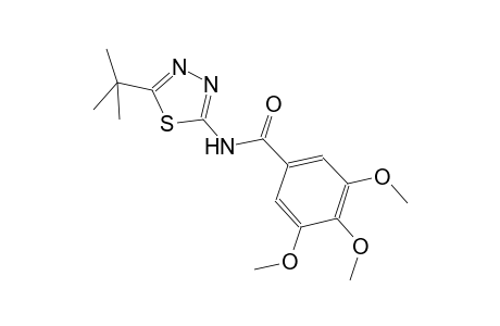 N-(5-tert-butyl-1,3,4-thiadiazol-2-yl)-3,4,5-trimethoxybenzamide