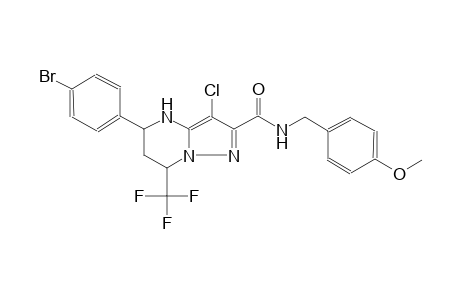 5-(4-bromophenyl)-3-chloro-N-(4-methoxybenzyl)-7-(trifluoromethyl)-4,5,6,7-tetrahydropyrazolo[1,5-a]pyrimidine-2-carboxamide