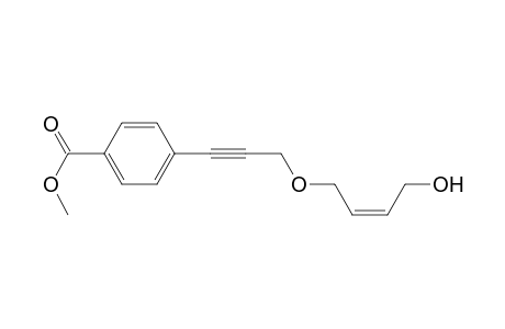 (Z)-methyl 4-(3-(4-hydroxybut-2-enyloxy)prop-1-ynyl)benzoate
