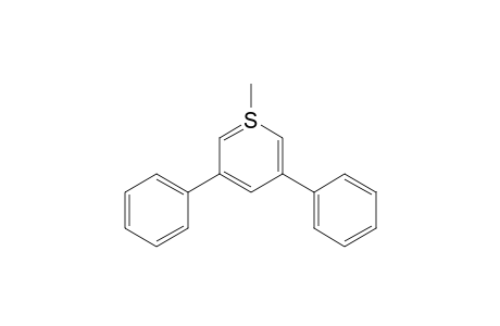 1H-Thiopyran, 1-methyl-3,5-diphenyl-