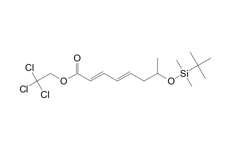 2,2,2-Trichloroethyl (2E,4E)-7-([tert-butyl(dimethyl)silyl]oxy)-2,4-octadienoate