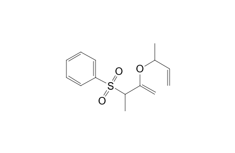 1-[[1-methyl-2-[(1-methyl-2-propenyl)oxy]-2-propenyl]sulfonyl]benzene