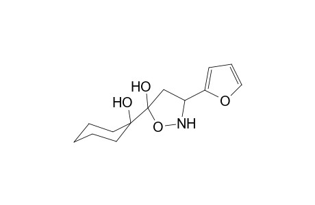 3-Furan-2-yl-5-(1-hydroxy-cyclohexyl)-isoxazolidin-5-ol