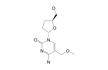 1-(2,3-DIDEOXY-ALPHA-D-GLYCERO-PENTOFURANOSYL)-5-METHOXYMETHYLCYTOSINE