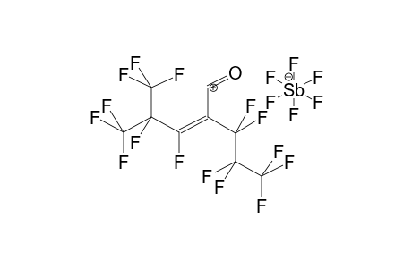 PERFLUORO-2-PROPYL-4-METHYLPENT-2-ENOYLIUM HEXAFLUOROANTIMONATE