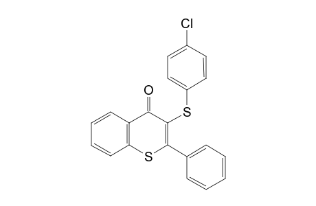 3-[(4-Chlorophenyl)thio]-2-phenyl-4H-thiochromen-4-one