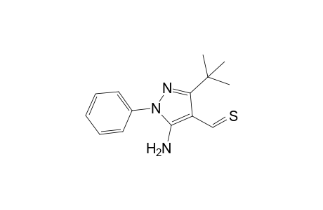 5-Amino-3-tert-butyl-1-phenyl-1H-pyrazole-4-carbothialdehyde