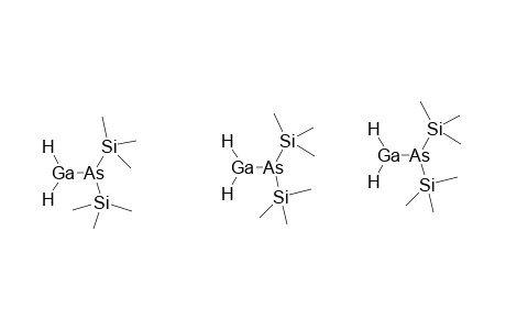 Silylated arsino gallane