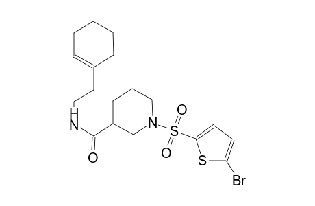 1-[(5-bromo-2-thienyl)sulfonyl]-N-[2-(1-cyclohexen-1-yl)ethyl]-3-piperidinecarboxamide