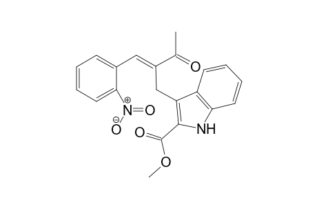 Methyl 3-(2-(2-nitrobenzylidene)-3-oxobutyl)-1H-indole-2-carboxylate