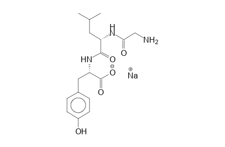 N-(N-glycyl-L-leucyl)-L-tyrosine sodium salt