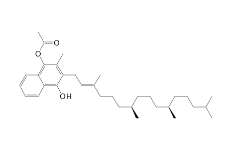 4-Hydroxy-2-methyl-3-[(2E,7R,11R)-3,7,11,15-tetramethylhexadec-2-enyl]naphth-1-yl Acetate