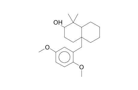 4a-(2,5-Dimethoxy-benzyl)-1,1-dimethyl-decahydro-naphthalen-2-ol