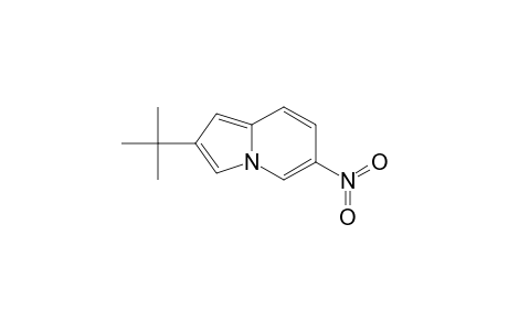 2-t-Butyl-6-nitroindolizine