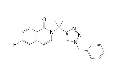 2-[2-(1-Benzyl-1H-1,2,3-triazol-4-yl)propan-2-yl]-6-fluoroisoquinolin-1(2H)-one